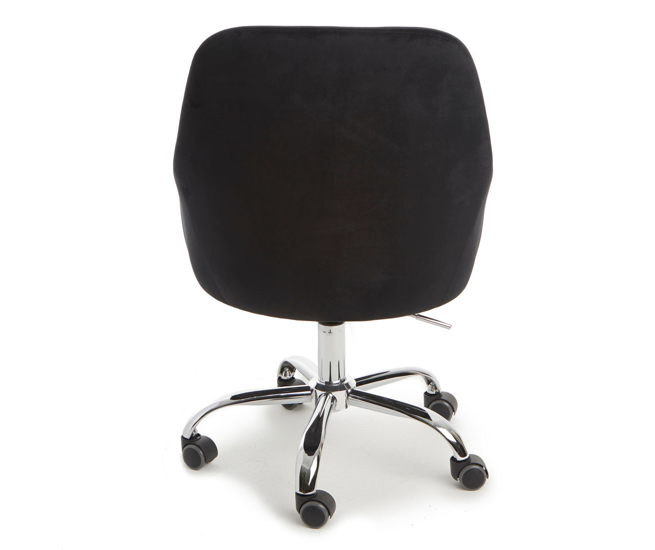 Black velvet best sale desk chair