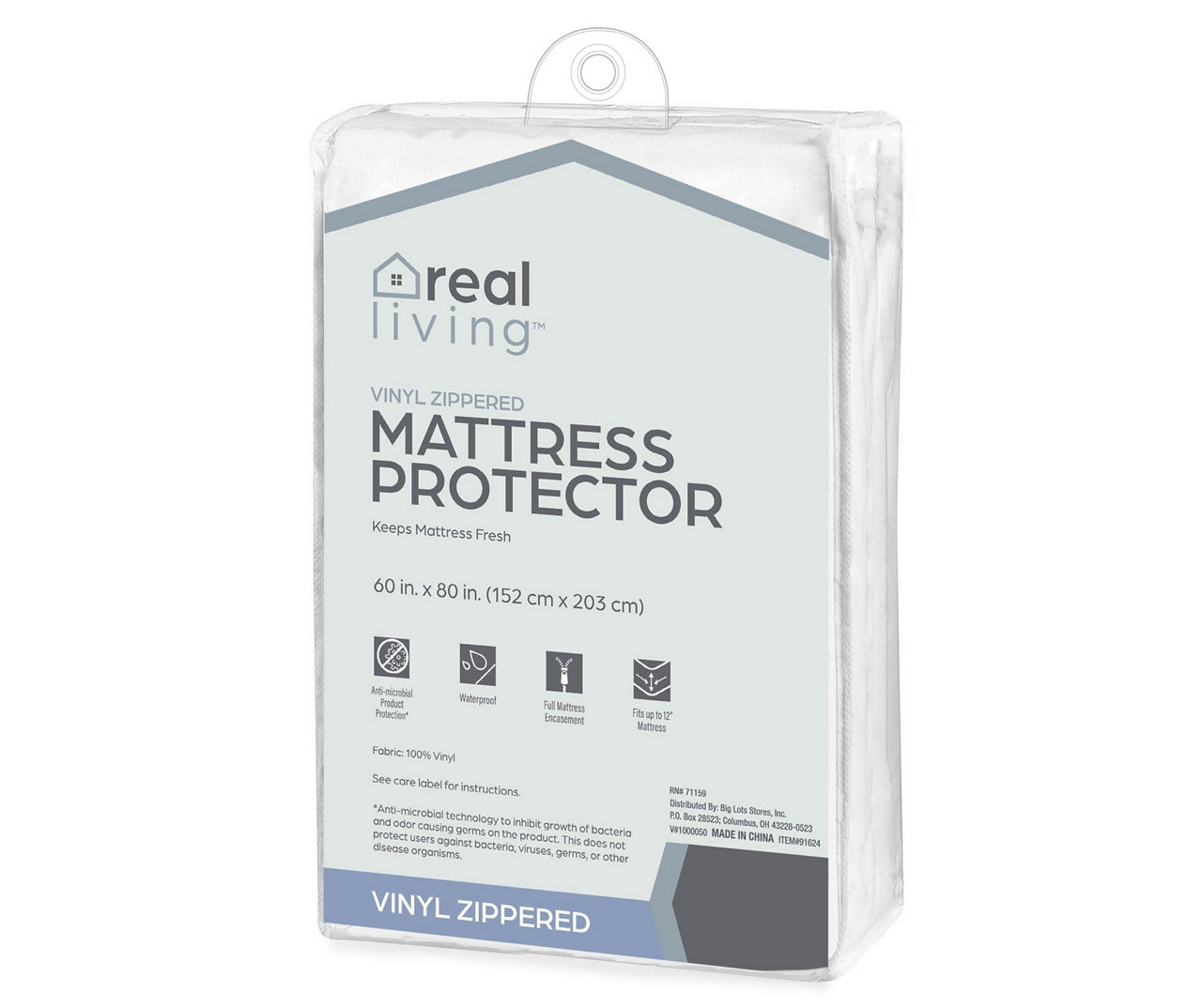 Full Vinyl Fitted Mattress Protector