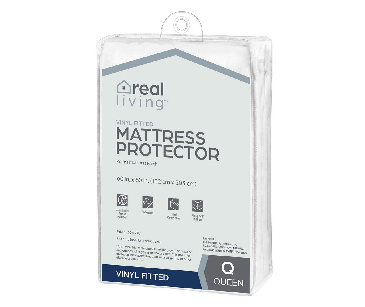 King Vinyl Fitted Mattress Protector