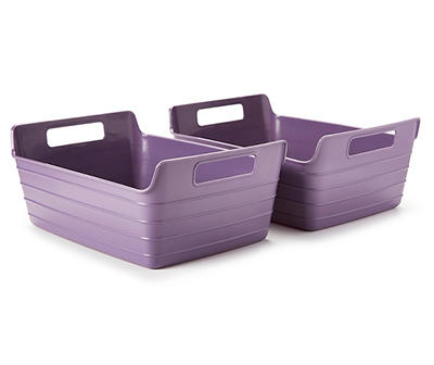 Purple Flex Storage Tray, 2-Pack