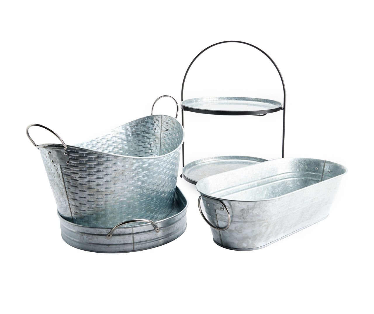 Galvanized Outdoor Serveware Collection | Big Lots