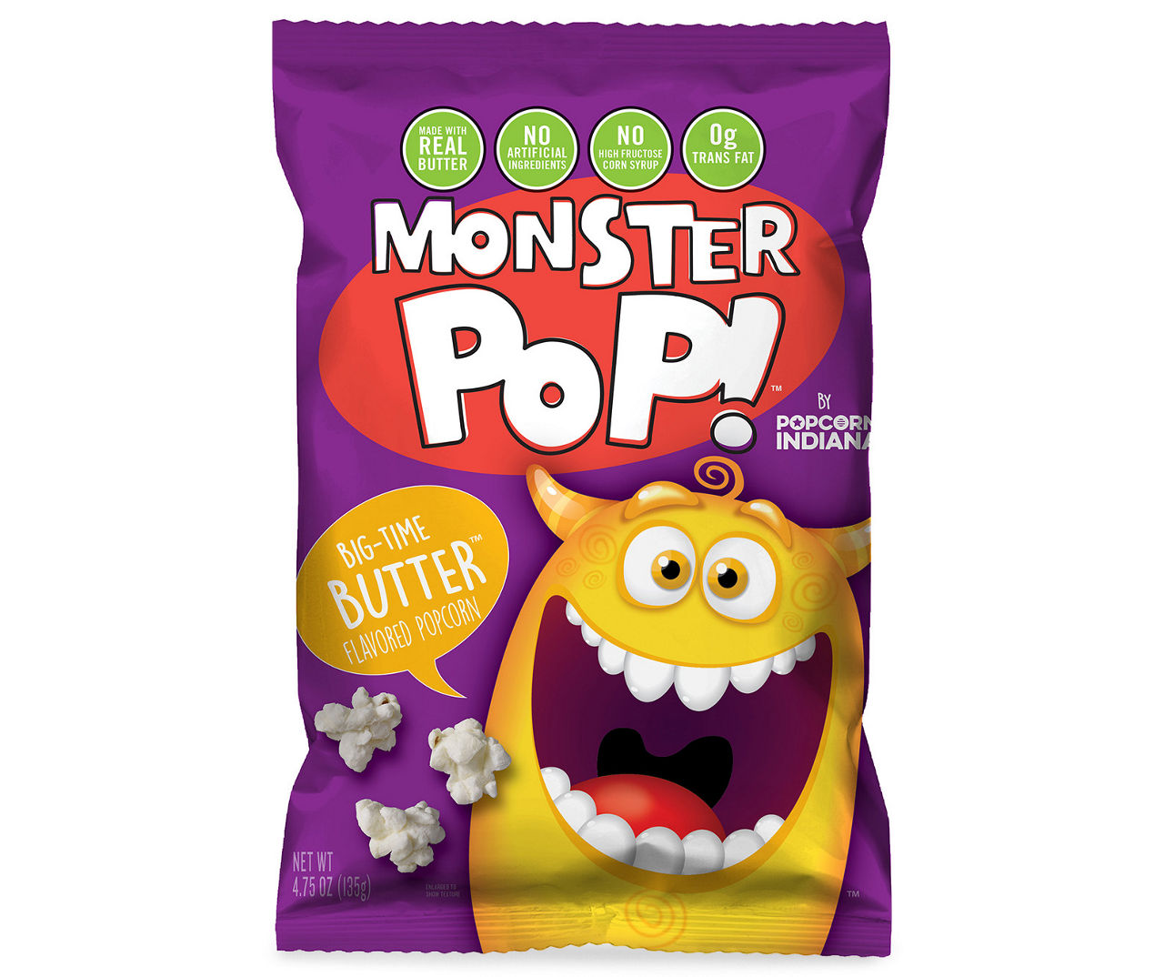 Monster Pop! Big Time Butter Popcorn, 4.75 Oz. Big Lots