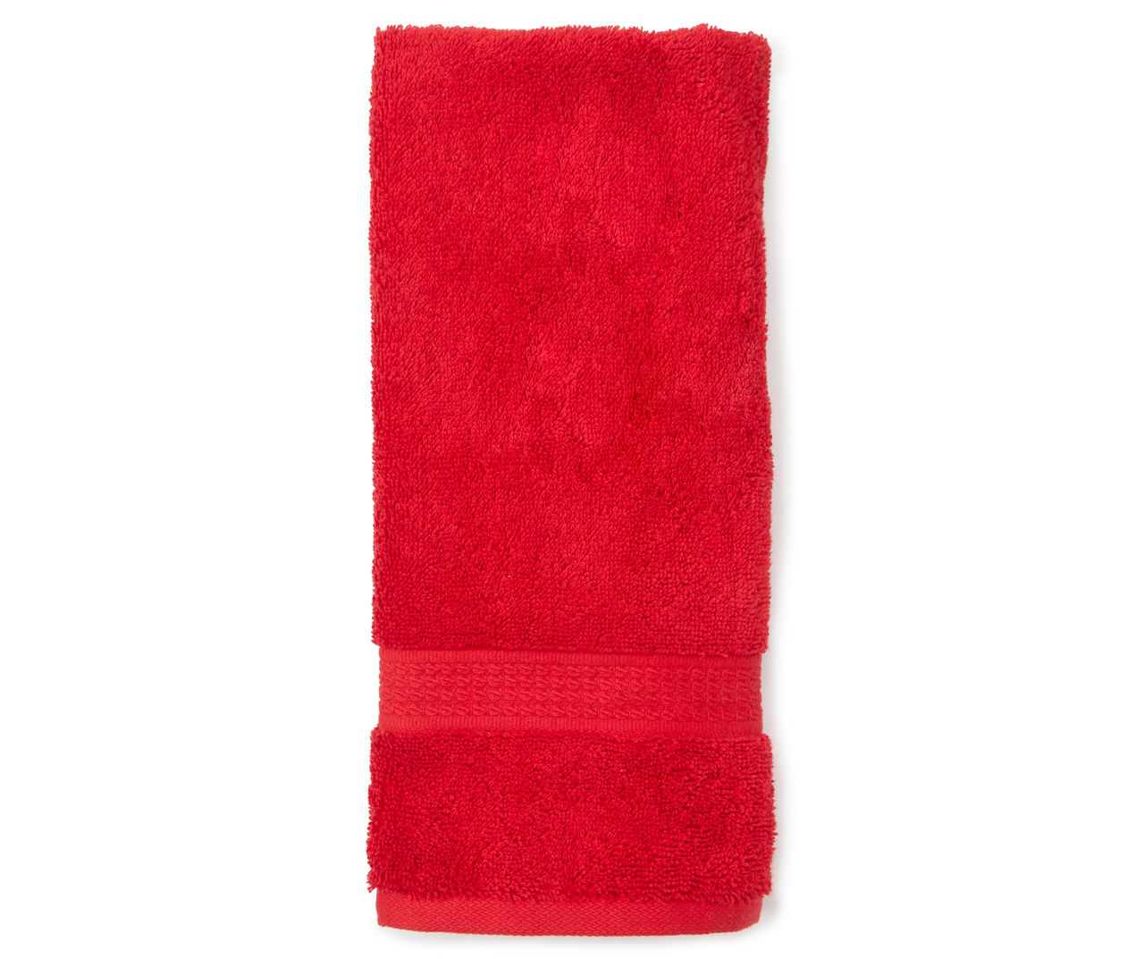 Oversized Cotton Hand Towels in Red