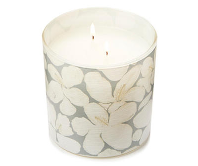 White Tea Floral Jar Candle, 14 Oz.
