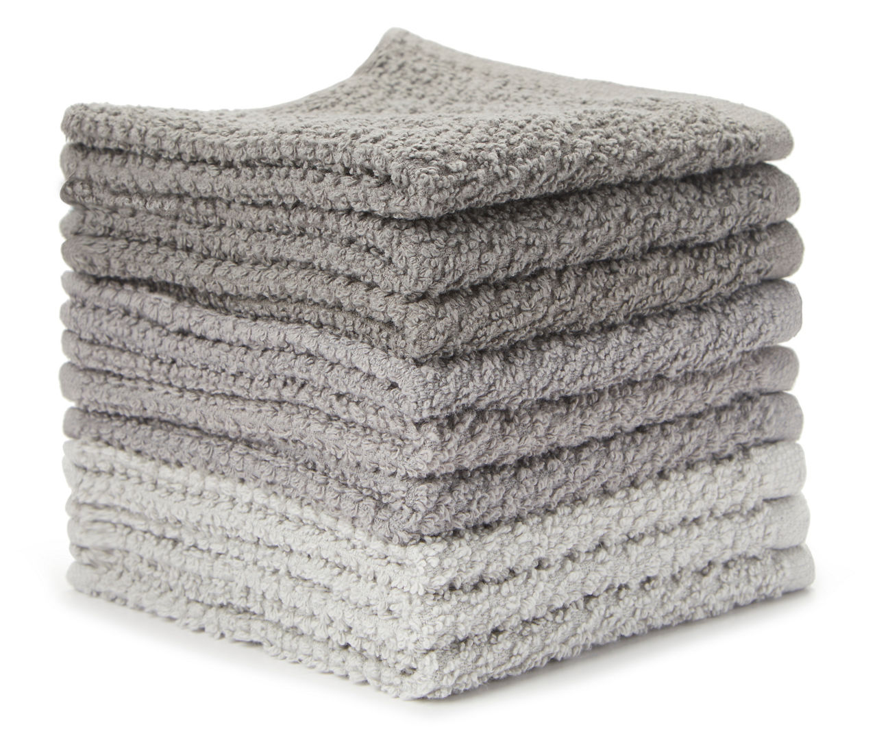 Real Living White Washcloths, 9-Pack