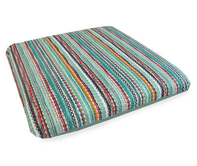 ABSTRACT MULTI STRIPE 2 PACK SEAT PADS