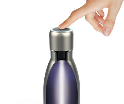 UV-C Sanitizing Stainless Steel Water Bottle, 17 Oz.