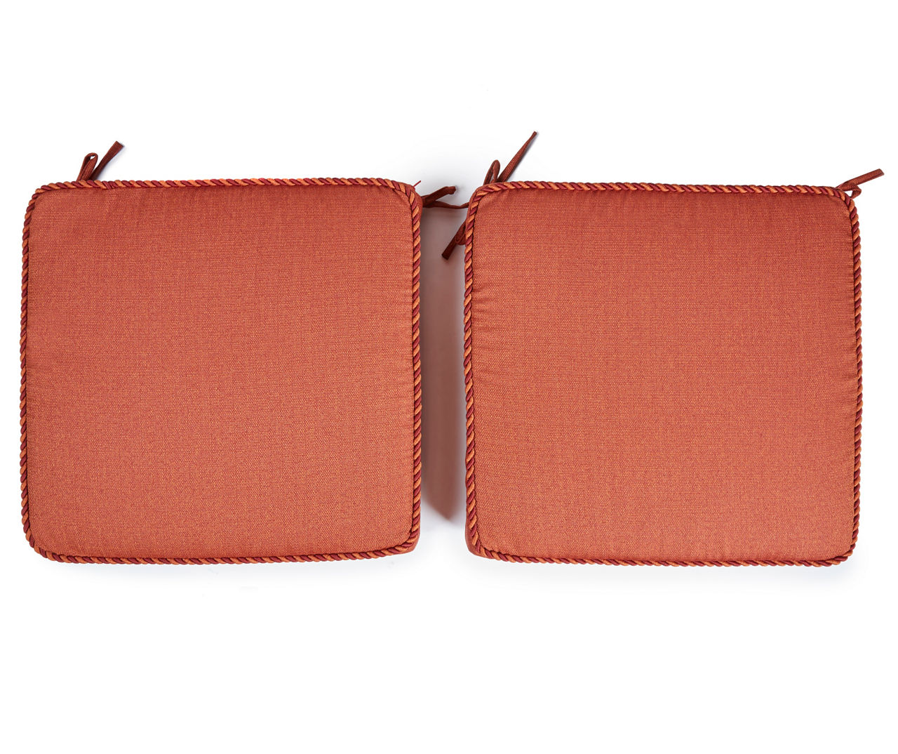 Broyhill Burnt Orange Deluxe Outdoor Seat Cushions, 2Pack Big Lots