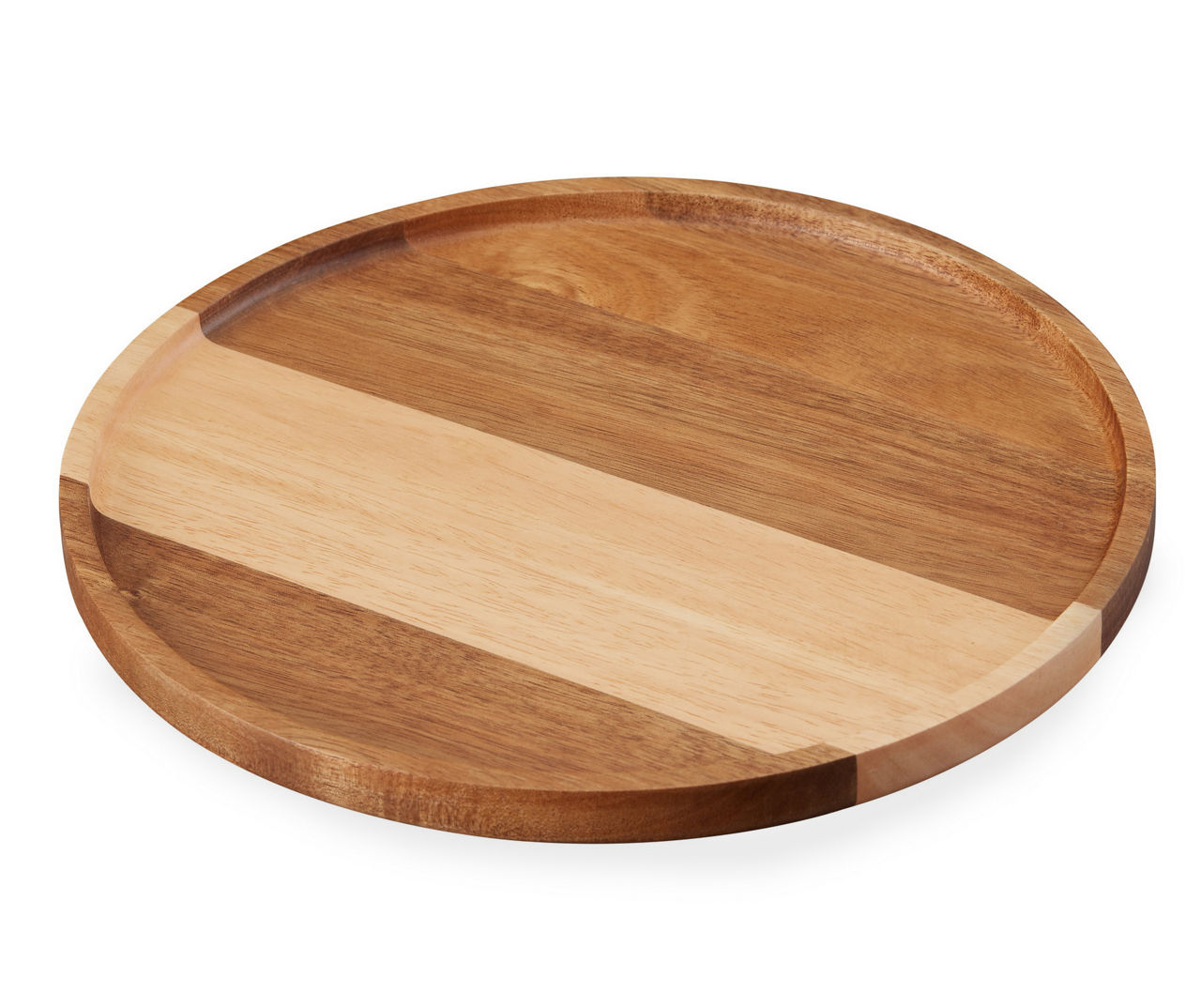 Acacia Wood Round Serving Board - 15-18 diameter