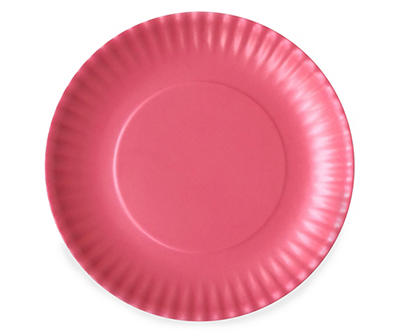 Pink Melamine Picnic Plates, 4-Pack