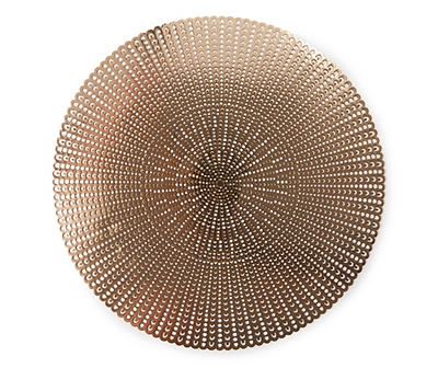 Round Gold Placemat