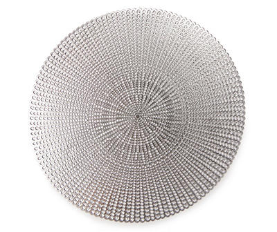Round Silver Placemat