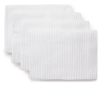 White Barmop Dishcloths, 4-Pack