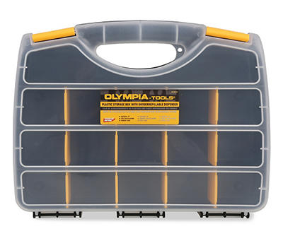 Black & Yellow Plastic Tool Storage Box
