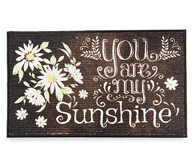 Bevington “You Are My Sunshine” Indoor Doormat, (17” x 30”)