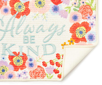 Bevington “Always Be Kind” Indoor Doormat, (17” x 30”)