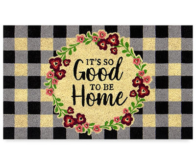 “Good to Be Home” Coir Outdoor Doormat, (18” x 30”)