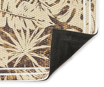 Wyndham Tropical Palm Indoor/Outdoor Doormat, (18" x 30")
