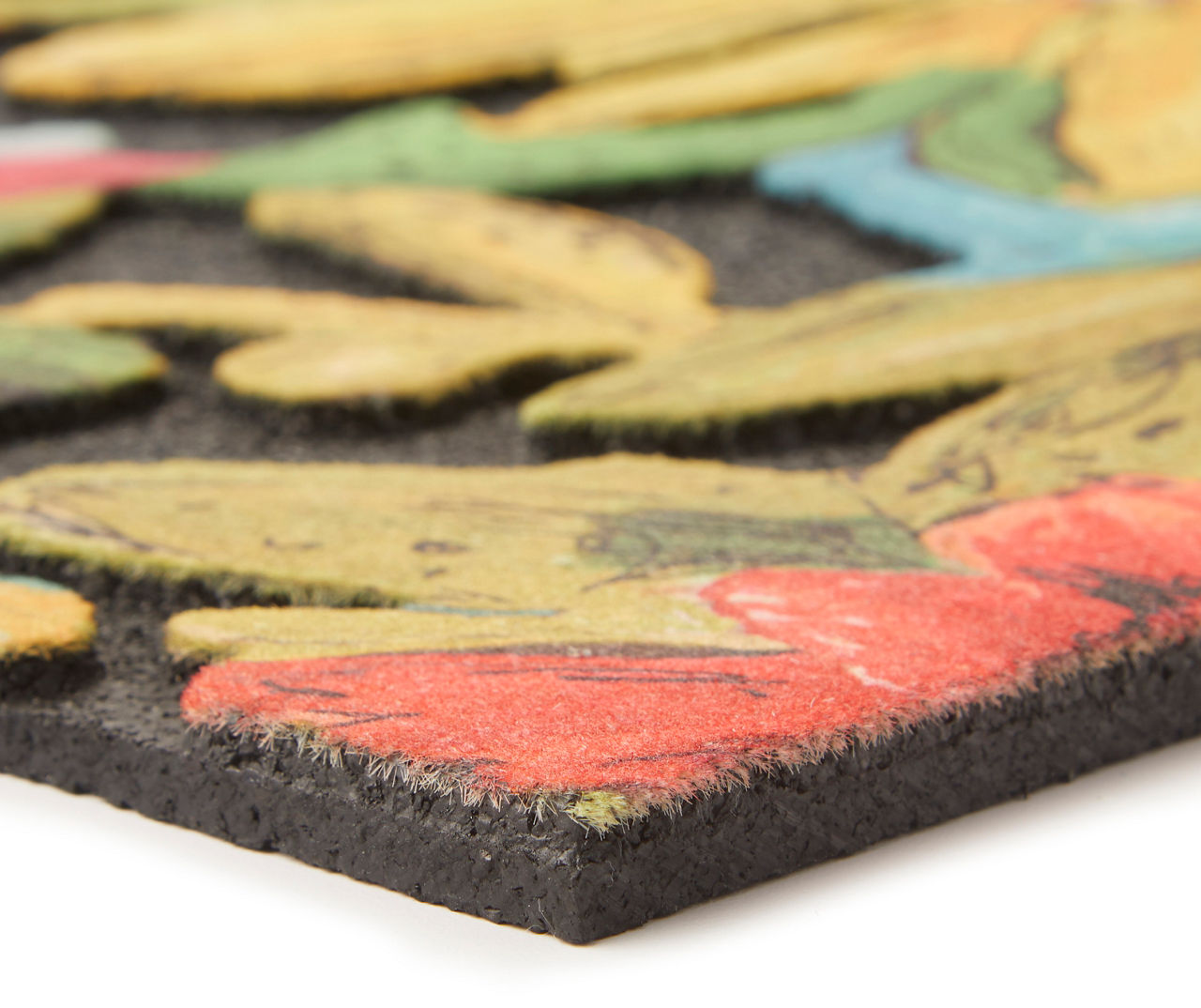 Floral Outdoor Doormat, (18” x 30”)