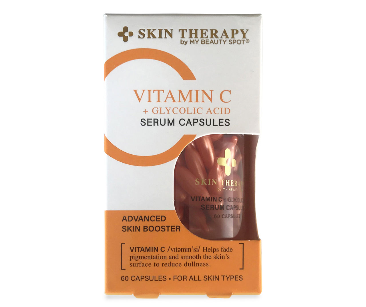 My Beauty Spot Vitamin C & Glycolic Serum Advanced Skin Booster Capsules, 60-Count Big Lots