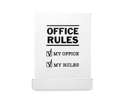 TABLET STAND OFFICE RULES
