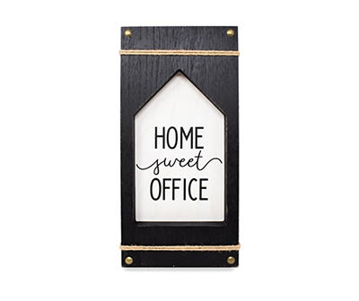 WALL PLAQUE HOME SWEET OFFICE