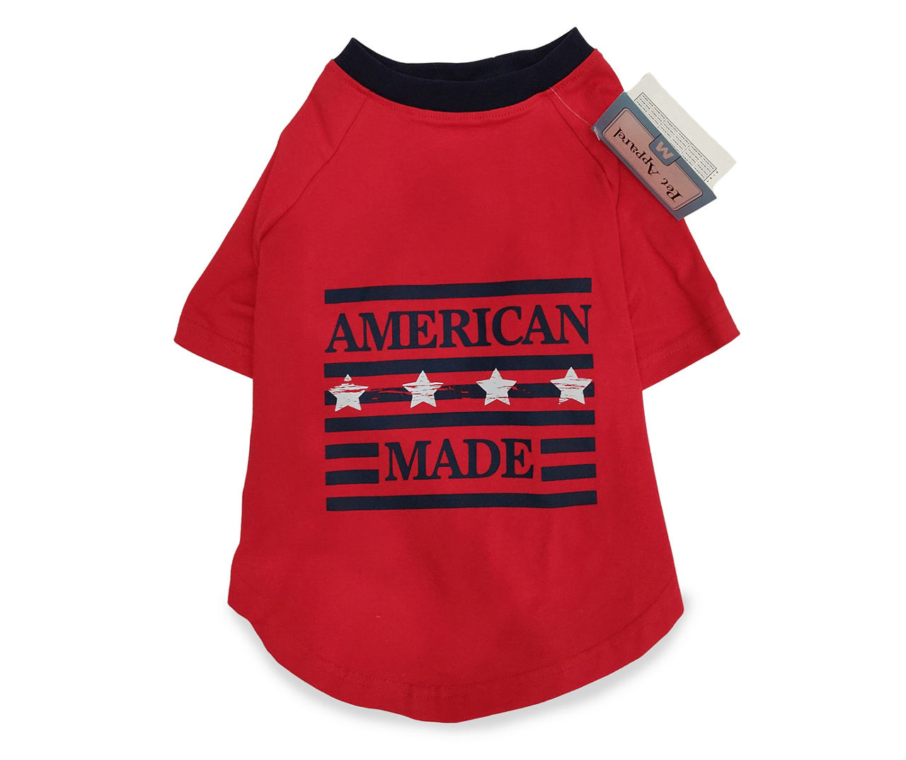 Big Lots Dog's "American Made" Red Flag TShirt Big Lots