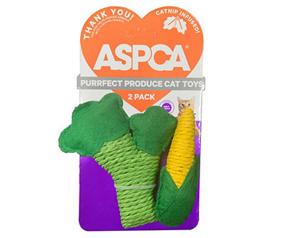Purrfect Produce Catnip Pet Toy, 2-Pack