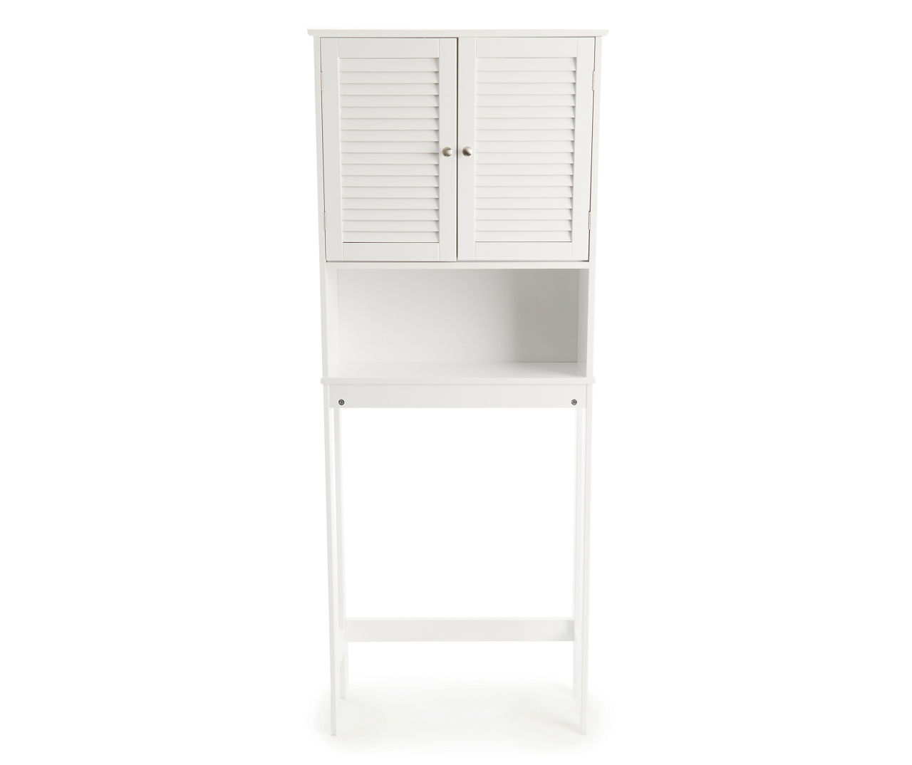 White 24.62 in. W Bathroom Space Saver, 3 Tiers, Over The Toilet Storage Cabinet, Better Homes & Gardens