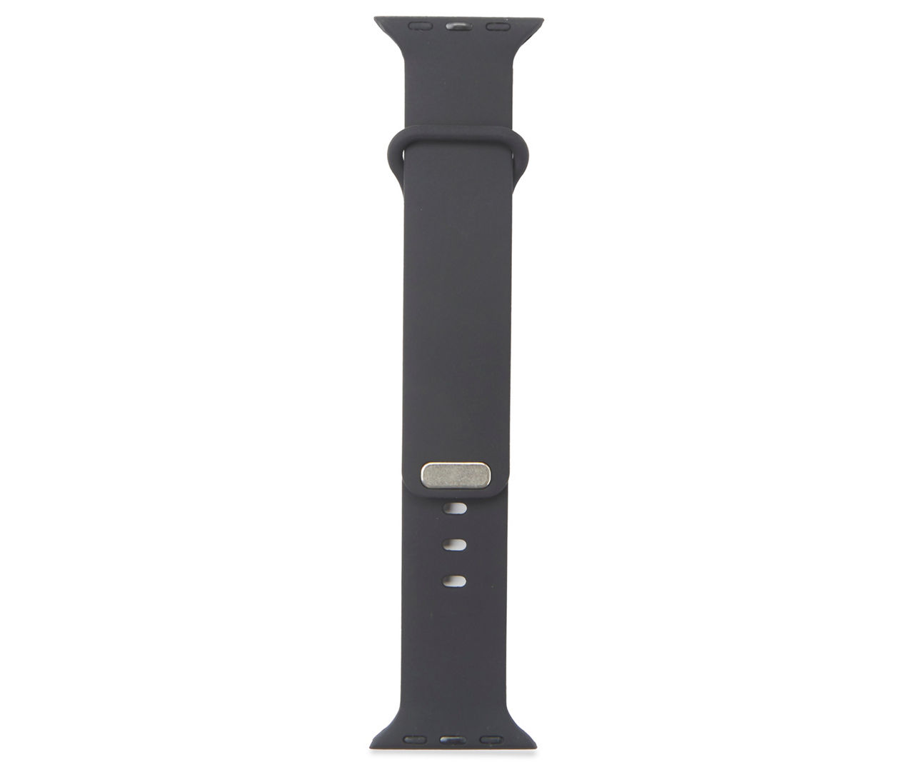 Black Silicone Apple Watch Band, 42-44MM