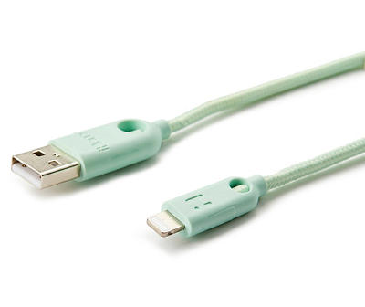 Green Lightning 6’ Nylon Cable