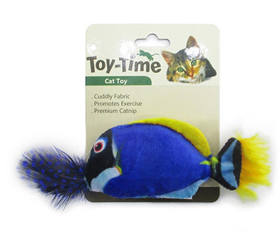 Blue Tang Fish Cat Toy