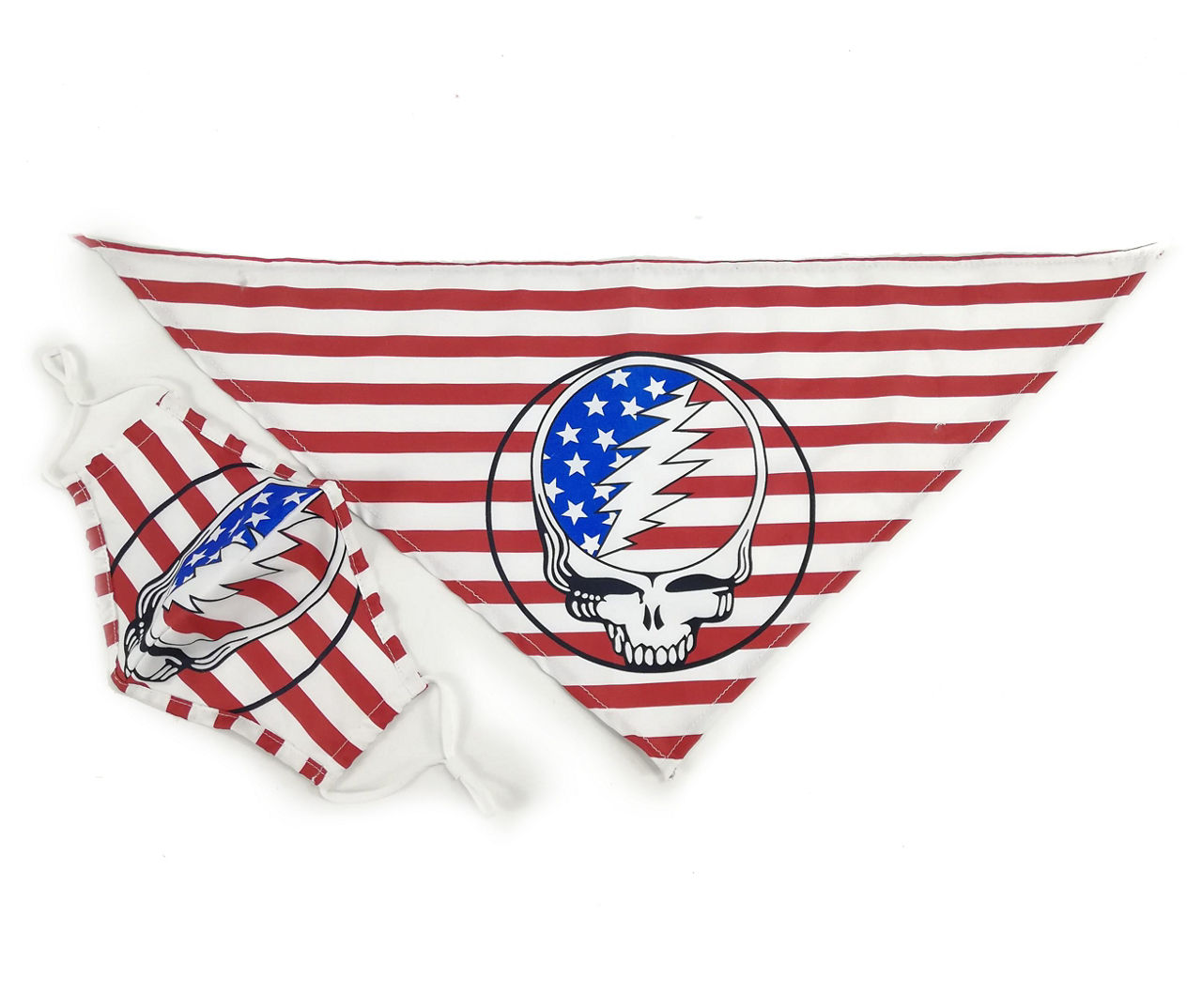 Grateful Dead Dog M L Bandana Mask