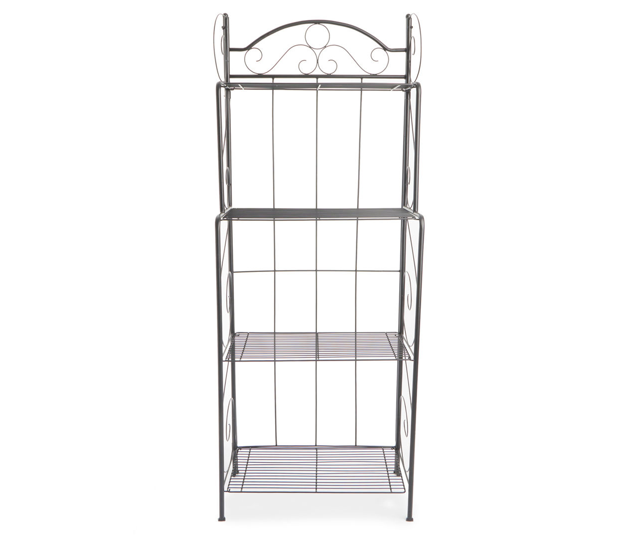 Black Scroll 4 Tier Bakers Rack Plant Stand Big Lots