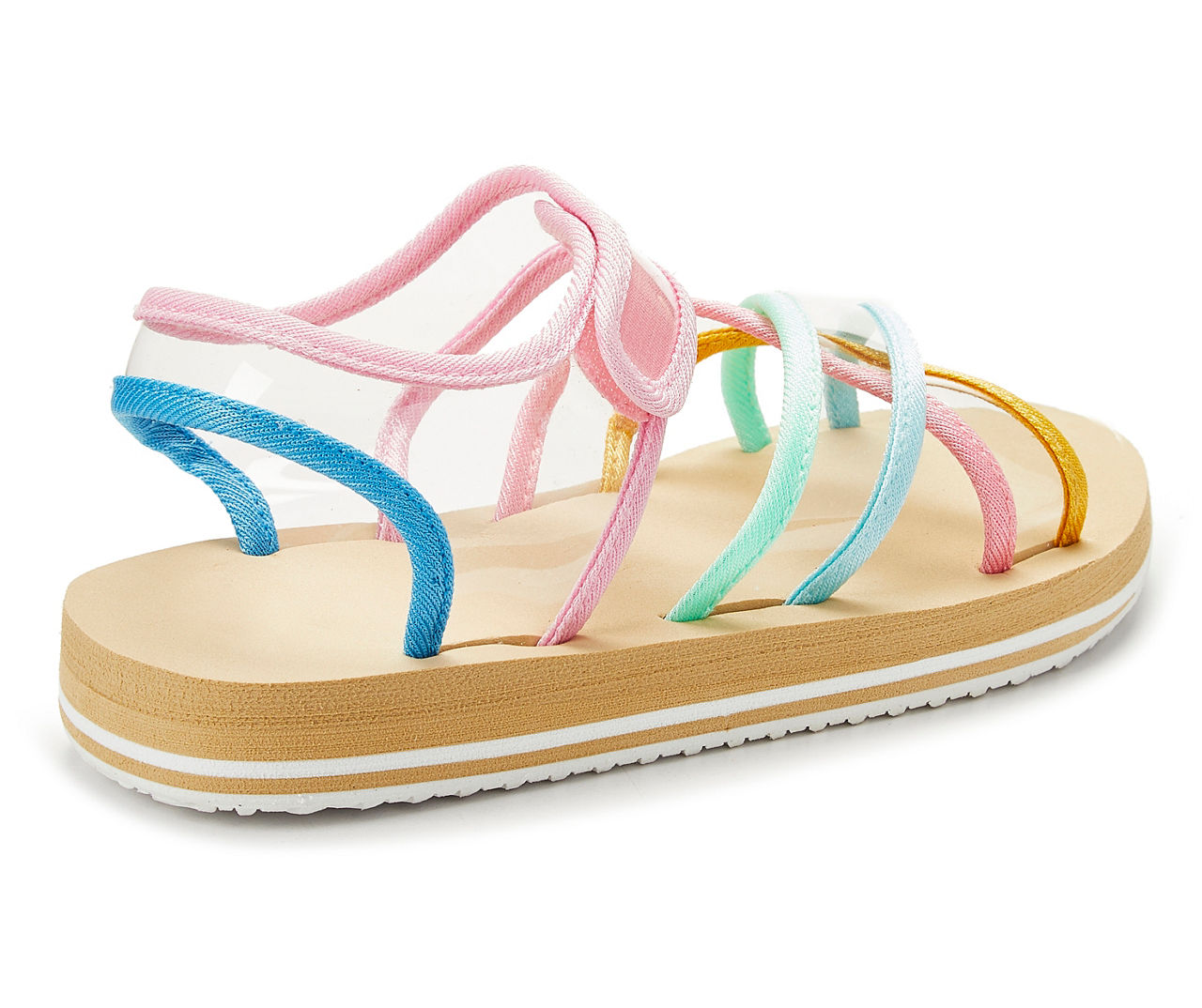 YOUTH GIRL CLEAR PASTEL SANDAL M
