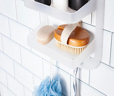 Kenney Frosted Hanging Shower Caddy - Big Lots