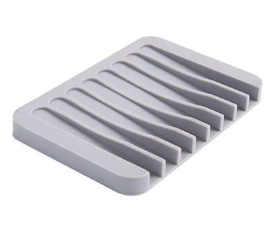 Kenney� Silicone Soap Dish, Gray