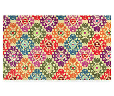 Colorful Tribal Pattern Doormat, (18