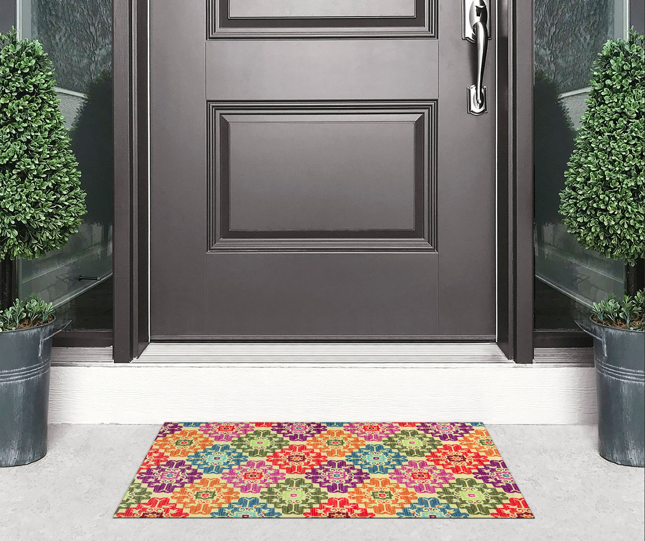 Floor Mats Outdoor Insoles Entrance Door Waterproof Door Mat Indoor Entrance  Non Slip Christmas Door Mat