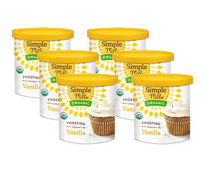Vanilla Frosting, Pack of 6
