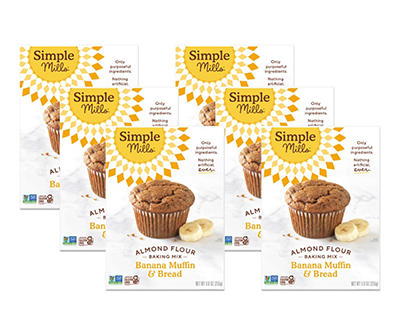 Banana Muffin & Bread Mix, Pack of 6