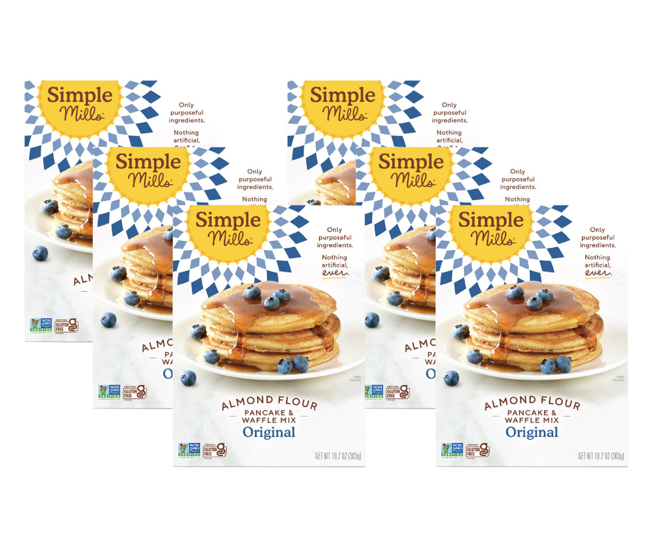 Simple Mills Pancake & Waffle Mix, Pack of 6 Big Lots
