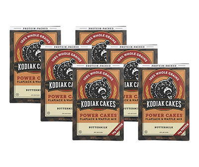 Power Cakes Protein Flapjack & Waffle Mix, Pack of 6