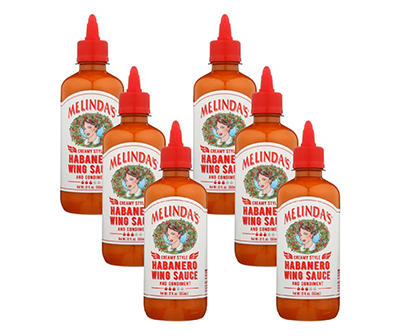 Creamy Style Habanero Wing Sauce, Pack of 6