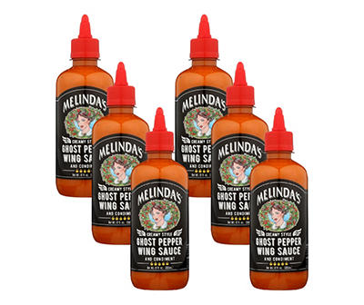 Creamy Style Ghost Pepper Wing Sauce, Pack of 6