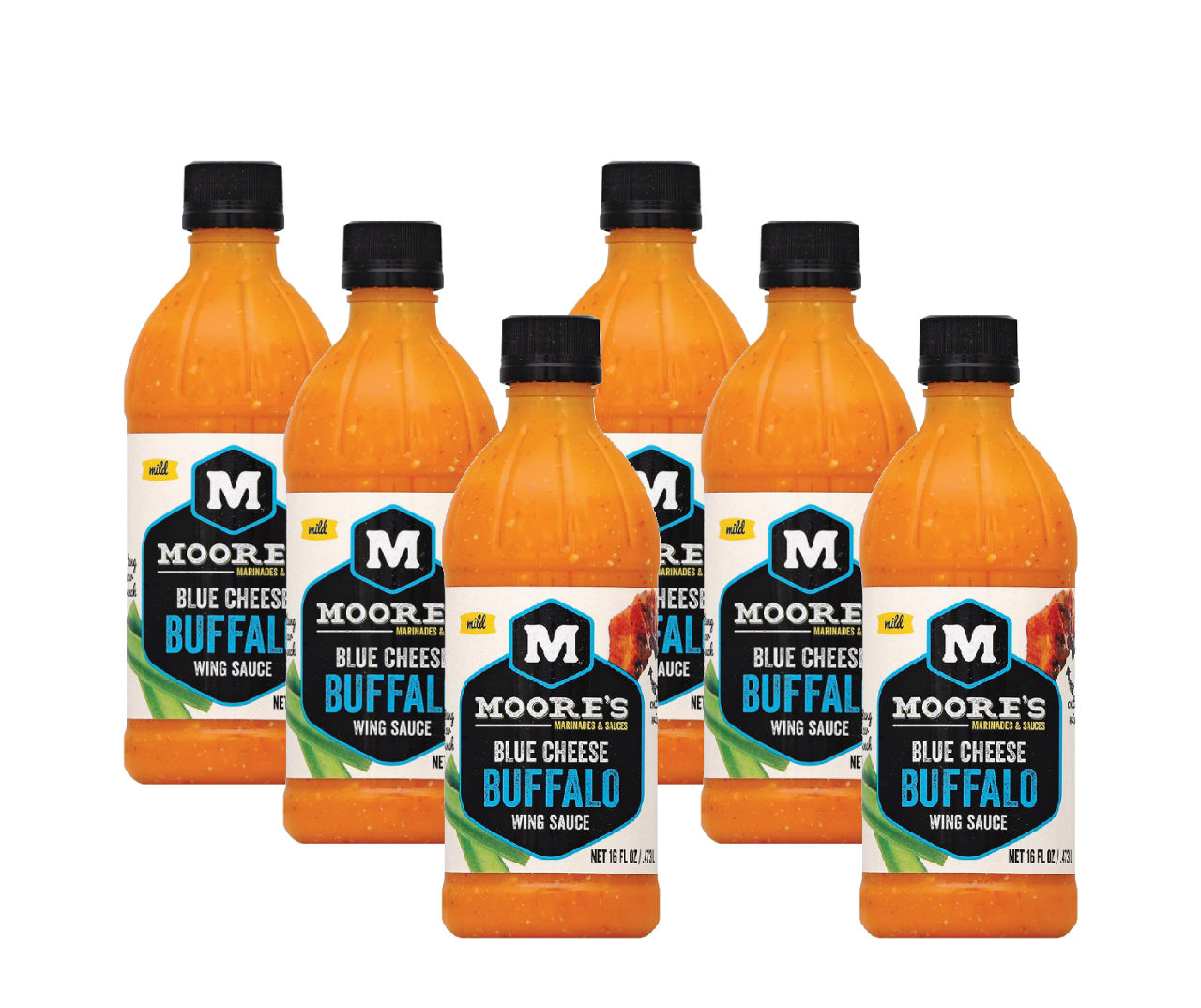Moore's Blue Cheese Buffalo Wing Sauce, Pack of 6 Big Lots