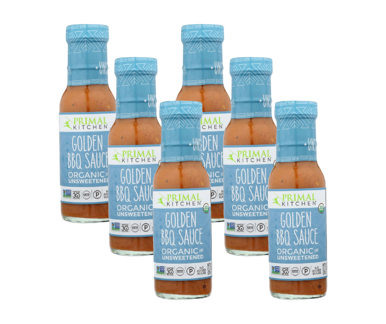 Primal Kitchen Organic & Unsweetened Golden BBQ Sauce, Pack of 6 Big Lots
