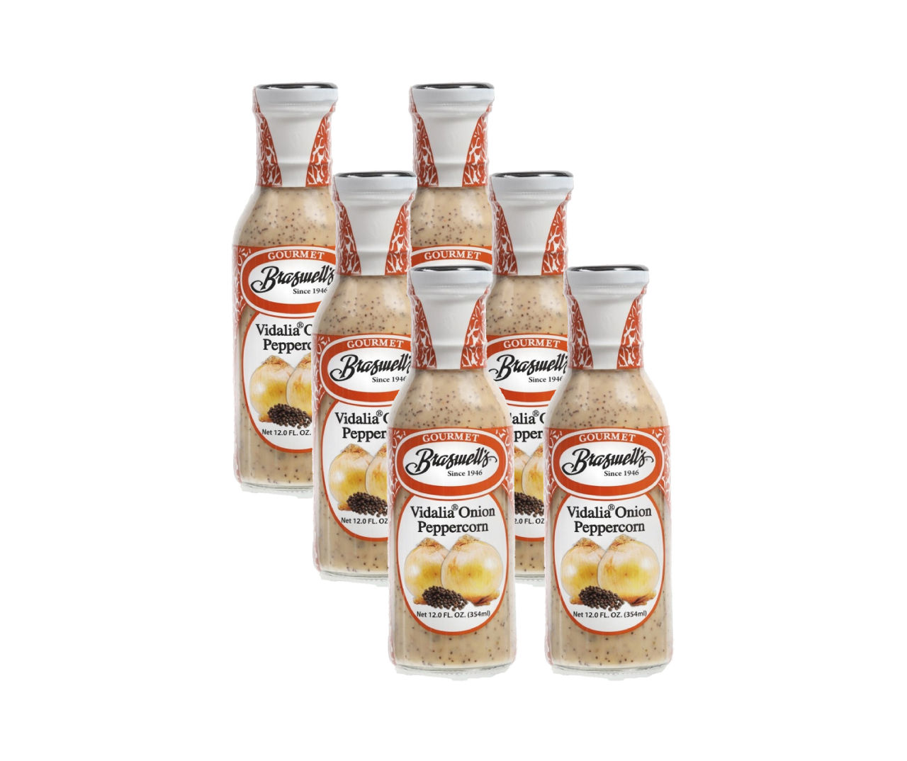 Braswell's Vidalia Onion Peppercorn Dressing, Pack of 6 Big Lots