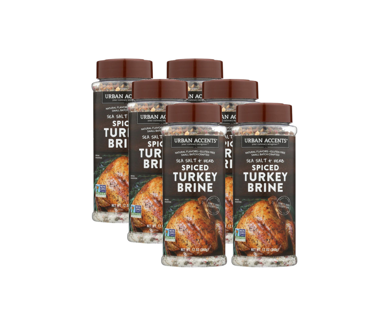 Urban Accents Sea Salt & Herb Spiced Turkey Brine, 6Pack Big Lots