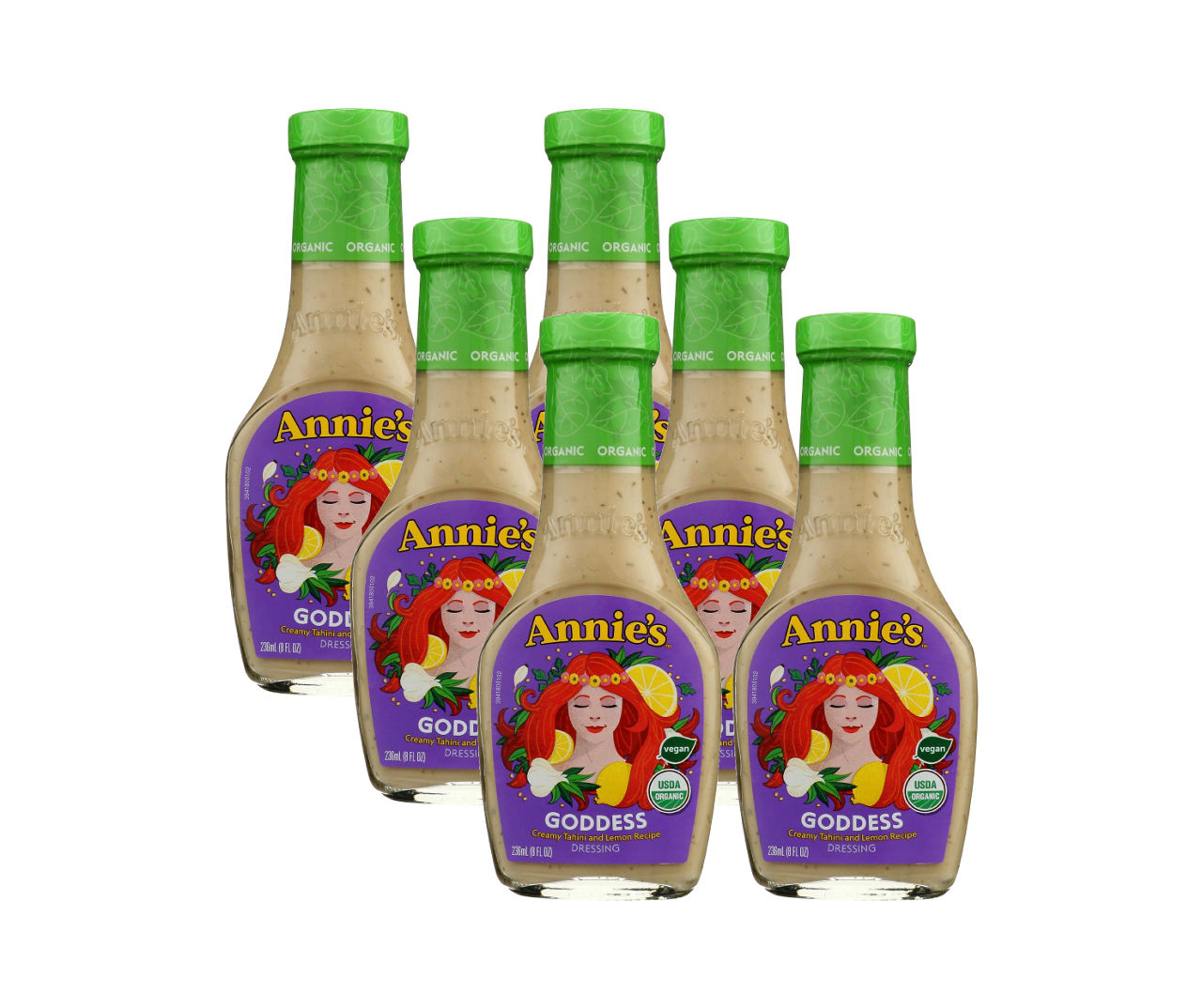Annie's Naturals Organic Goddess Dressing, Pack of 6 Big Lots